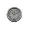 Dolls House Silver Wall Clock Miniature Modern Kitchen Accessory 1:12 Scale