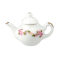 Dolls House White Teapot with Pink Flowers Miniature Kitchen Dining Accessory
