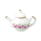 Dolls House Pink & White Floral Teapot Miniature Kitchen Dining Accessory 1:12