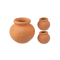 Dolls House 3 Terracotta Plant Pots Miniature Flower Garden Accessory 1:12 Scale