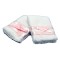 Dolls House Set of 2 White Towels with Pink Ribbon Miniature Bathroom Accessory