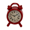 Dolls House Red Retro Alarm Clock Miniature 1:12 Scale Bedroom Accessory 