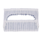 Dolls House White Picture Window Cape Curtain Set on Rails Window Accessory
