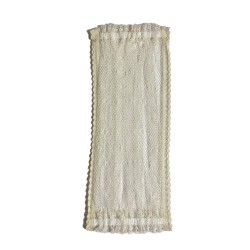 Dolls House Ecru Net Door Panel Curtain Long 1:12 Scale Window Accessory