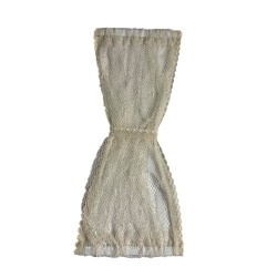 Dolls House Ecru Gathered Panel Curtains Miniature Window Accessory Dolls House Ecru Gathered Panel Curtains Miniature Window Accessory
