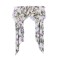 Dolls House Floral Curtains with Double Balloon Valance Miniature Accessory