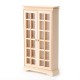 Dolls House Bare Wood Book Cabinet Bookcase Display Cabinet Study Furniture 1:12