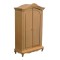 Dolls House French Style Bare Wood Armoire Wardrobe Miniature Bedroom Furniture