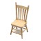 Dolls House Bare Wood Side Chair Miniature Unfinished Dining Room Furniture 1:12