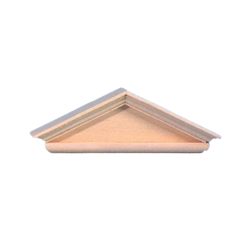 Dolls House Georgian Door or Window Pediment Natural Wood Miniature Accessory