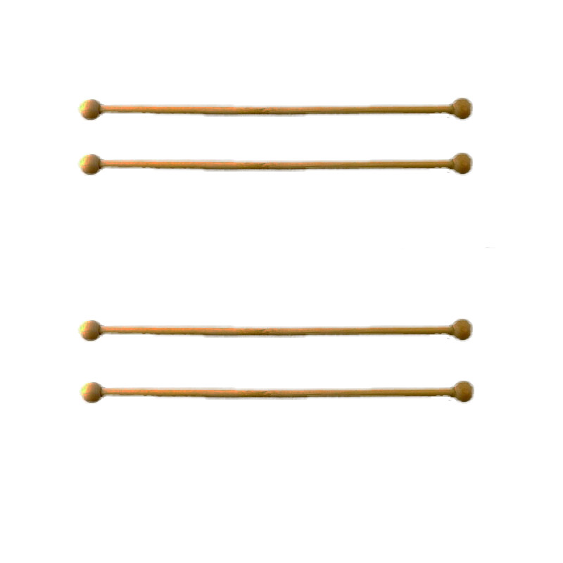 Dolls House 4 Wooden Curtain Rails Rods Poles Miniature 1:12 Scale Accessory  