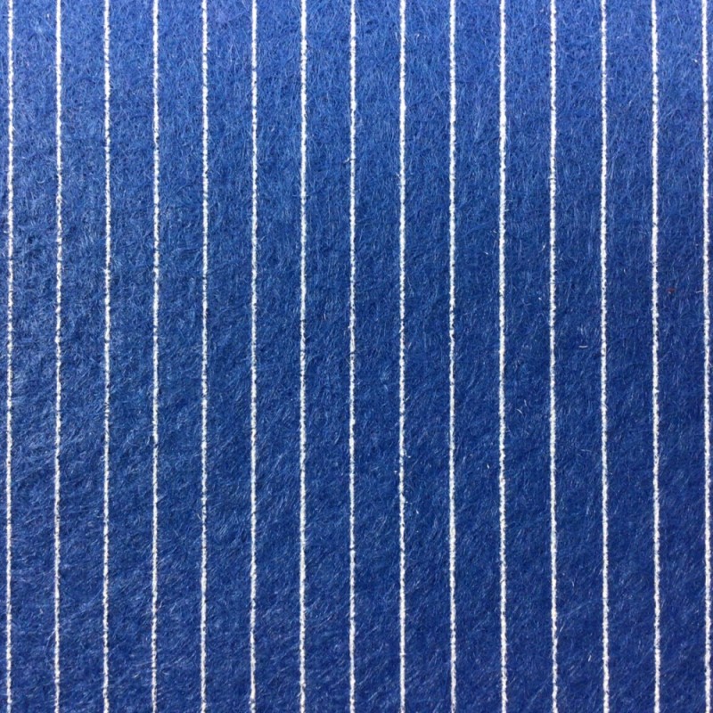 Dolls House Windsor Blue Striped Self Adhesive Carpet Wall to Wall Flooring