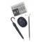 Dolls House Gentleman's Hat Cane Newspaper & Umbrella Accessory Set