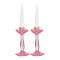 Dolls House Cranberry Candlesticks Chrysnbon Miniature Accessory