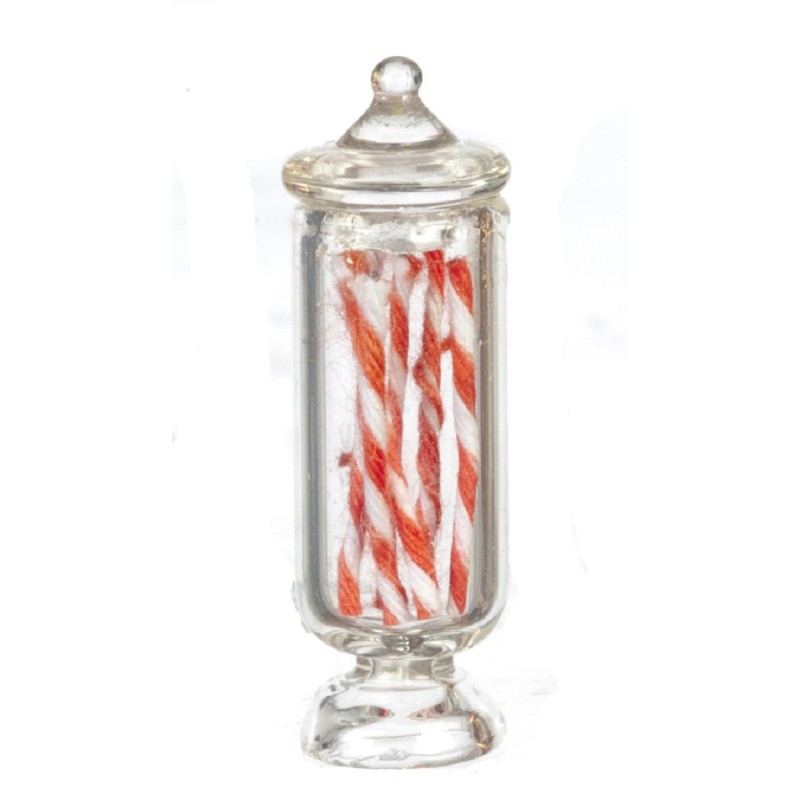 Dolls House Full Candy Stick Jar Miniature Shop Store Accessory 1:12