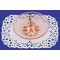 Dolls House Pink Tidbit Server Chrysnbon Miniature Dining Accessory