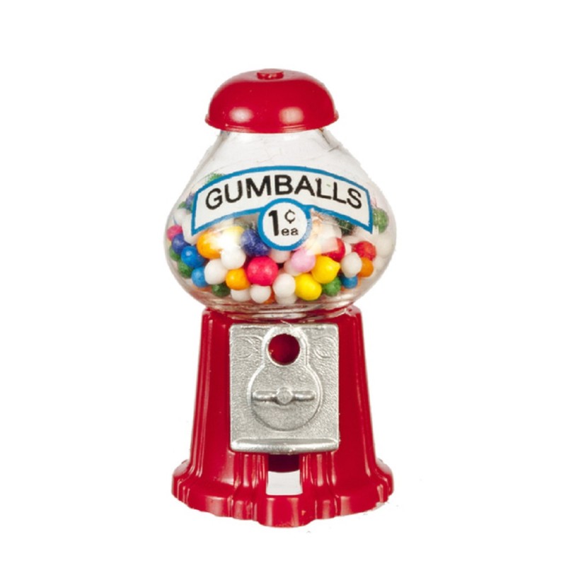 Dolls House Bubble Gum Gumball Machine Counter Top Shop Accessory 1:12 Scale