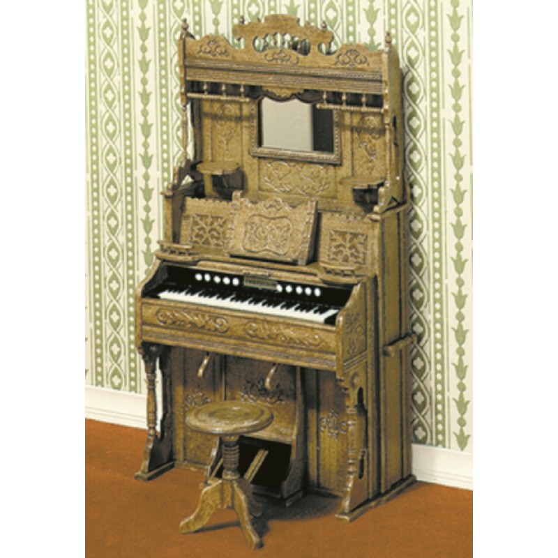 Chrysnbon Dolls House Parlor Pump Organ Model Furniture Kit F-220