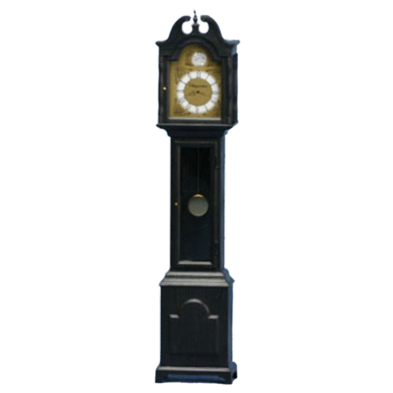 Chrysnbon Dolls House Black Grandfather Clock Kit 1:12 Model Kit CHR2800BK