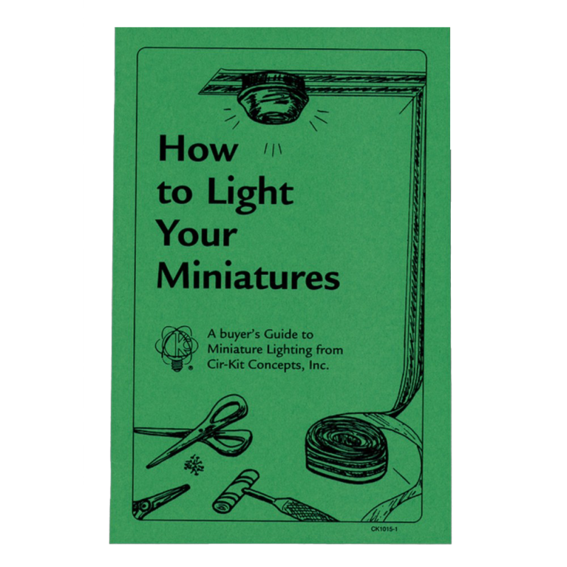 Dolls House DIY Cir-Kit How to Light your Miniatures Instruction Booklet
