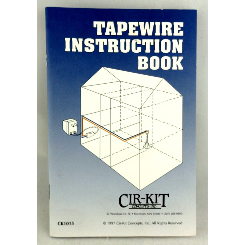 Dolls House DIY Cir-Kit Tapewire Instruction Booklet For Wiring your House