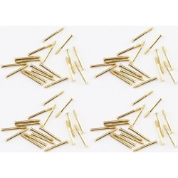 1.12 Scale DIY Brass Nails 4mm 100 Pack Dolls House Miniatures 