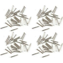 Dolls House 1/4in 6mm Brads Nails Satin Nickle Miniature DIY Builders Accessory