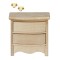 Dolls House Bare Wood Bedside Chest Nightstand Miniature Bedroom Furniture 1:12 Scale