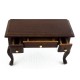 Dolls House Dark Oak Writing Desk Secretary Table Miniature 1/12 Study Furniture