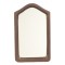 Dolls House Dark Oak Wooden Framed Wall Mirror Miniature Accessory