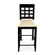 Dolls House Black Bar Stool High Chair Miniature Kitchen Pub Furniture 1:12