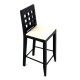 Dolls House Black Bar Stool High Chair Miniature Kitchen Pub Furniture 1:12