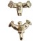 Dolls House Sink Bath Mixer Taps Miniature Bathroom Kitchen Fittings Spare Part