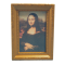 Dolls House Mona Lisa Picture Painting in Gold Frame Miniature Accessory 1:12 