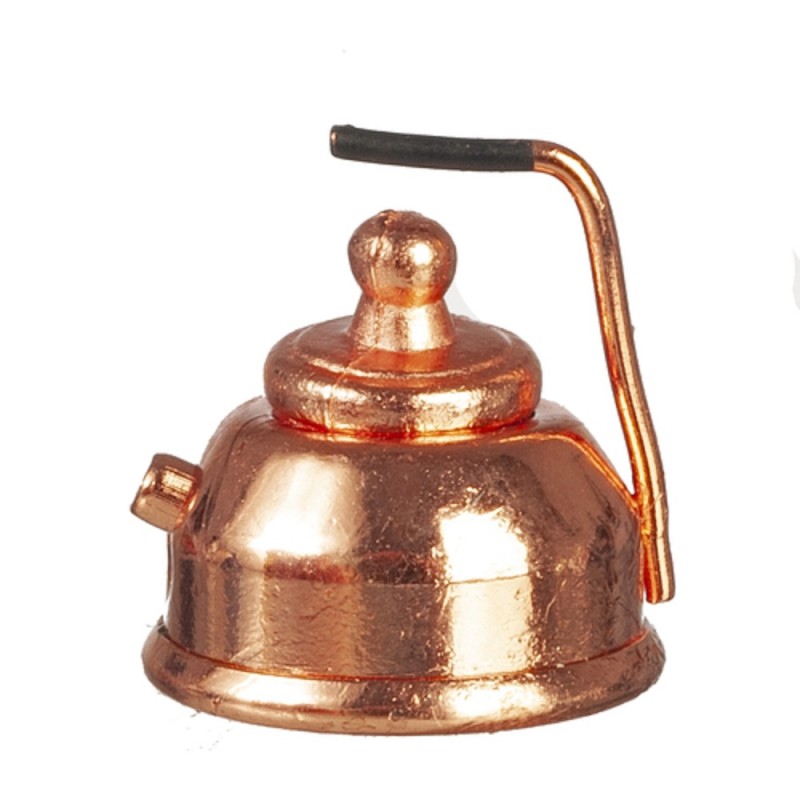 Dolls House Miniature 1:12 Scale Old Fashioned Kitchen Accessory Copper Kettle