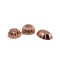 Dolls House Set of 3 Copper Jelly Moulds Miniature 1:12 Kitchen Accessory 
