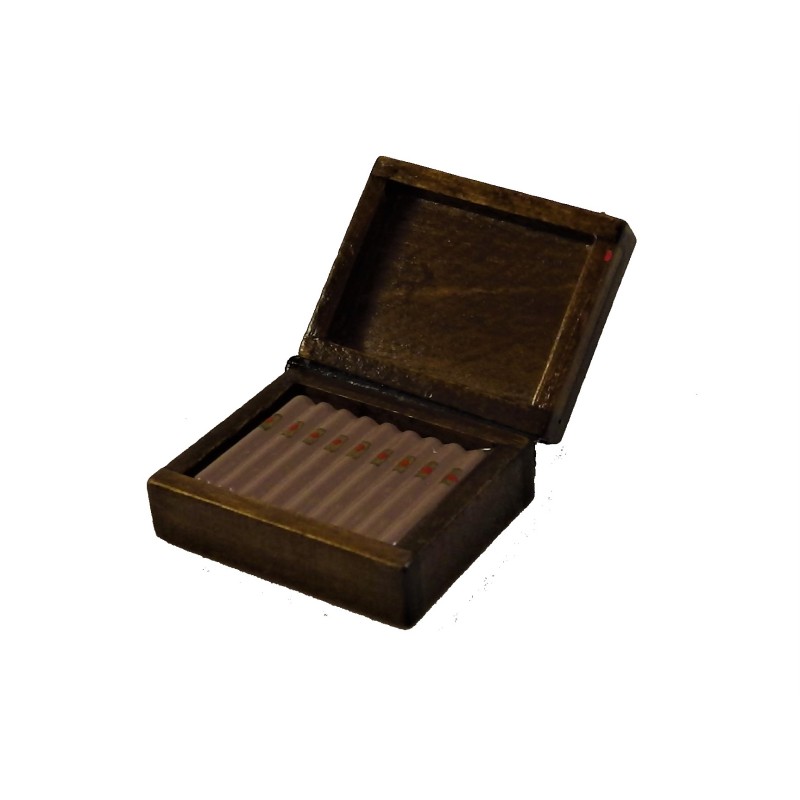 Dolls House Miniature Box of Cigars Pub Bar Gentleman's Accessory 