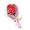 Dolls House Large Bouquet of Roses Miniature Wrapped Flower Shop Gift Accessory