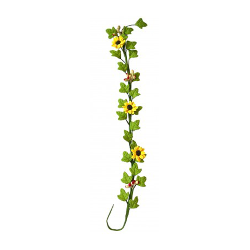 Dolls House Yellow Sunflowers Miniature Flower Vine Garland Garden Accessory