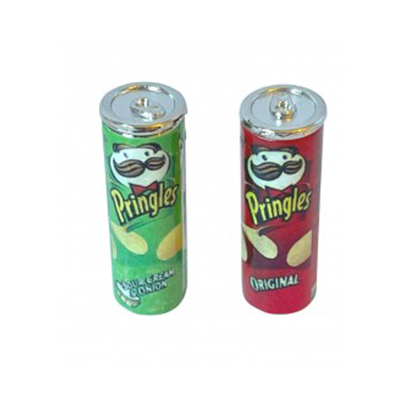 Dolls House 2 Pringles Crisps Tubes Miniature Snack Food Shop Kitchen Accessory