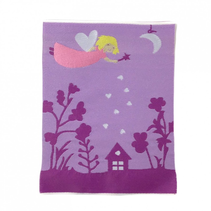 Dolls House Lilac Fairy Rug Mat Miniature Nursery Children's Room Accessory 1:12