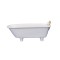 Dolls House Plain White Porcelain Bath Tub Miniature 1:12 Bathroom Furniture 