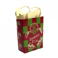 Dolls House Christmas Gift Bag Miniature Shop Store Present Accessory 1:12 Scale Dolls House Christmas Gift Bag Miniature Shop Store Present Accessory 1:12 Scale