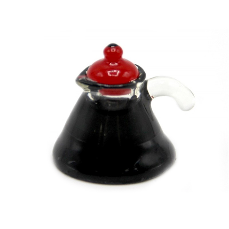 Dolls House Modern Espresso Coffee Pot Miniature Kitchen Café Accessory 1:12