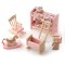 Dolls House Pink Wooden Nursery Bedroom Set Miniature 3 Years Plus Furniture