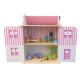 Candy Cottage Dolls House Complete with Furniture Wooden Kit 3 Years Plus