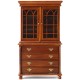 Dolls House Walnut Dresser Cabinet with Drawers Miniature Study Office Furniture