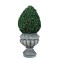 Dolls House Flat Back Topiary Bush Tree in Pot Miniature 1:12 Garden Accessory