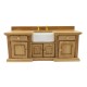 Dolls House Light Oak Smallbone Sink Unit with Belfast Sink Kitchen Furniture