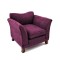 Dolls House Modern Purple Armchair Contemporary Living Furniture